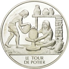 France, Médaille, Le tour de potier, Sciences & Technologies, STGL, Argent