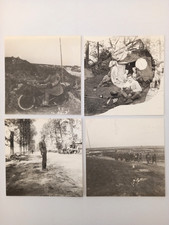 4 Photos - 14/18 - Scènes diverses, moto, campement