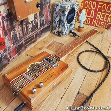 Guitare cigar box électrique