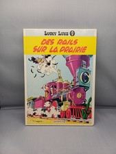 BD Lucky Luke - Des Rails sur la Prairie - Dupuis - Édition Rigide