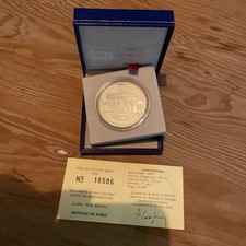 Coffret monument et site d’Europe porte de Brandebourg 1993 100 Fr. argent