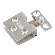 1 PC Verre Charnière Porte Placard Meuble Présentoir Portail Pince Hardware