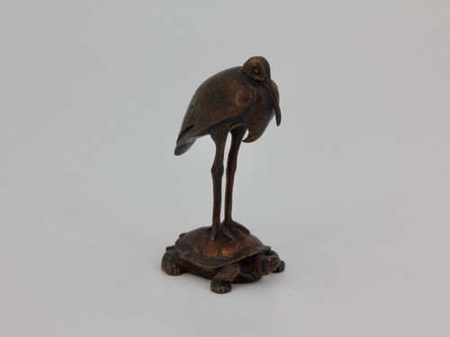 Cigogne sur tortue - barye, /