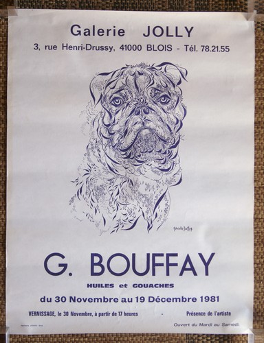Affiche ancienne exposition - affiche,