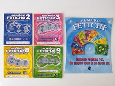 Lot de 4 anciens ticket