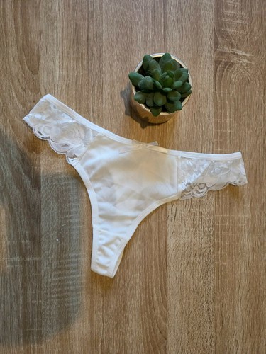 Tanga échancré blanc - , en