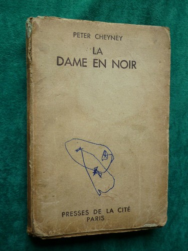 Livre ancien dame - en, noir