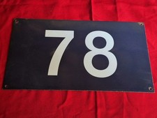 PLAQUE TOLE EMAILLEE 78 Ligne Ferroviaire TRAIN LOCOMOTIVE SNCF 