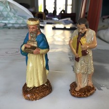 2 ANCIEN SANTON CRÈCHE NOËL