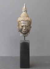 Tête de Bouddha en Bronze