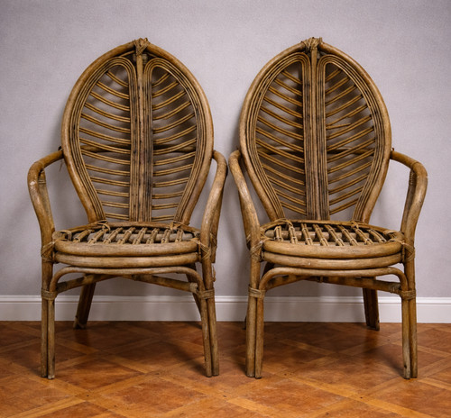 Paire importants fauteuils - d'importants,