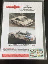 DECALS 1/43 ALPINE RENAULT