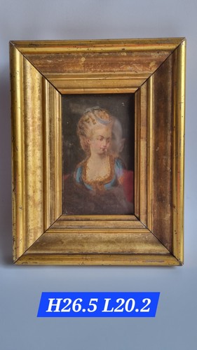 Tableau portrait femme - portrait, ancien