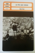 CARTE FICHE CINEMA 1900 LA FEE AUX CHOUX Yvonne Mugnier Serand