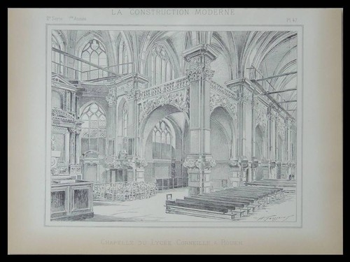 Rouen chapelle lycee - rouen,,