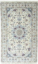 Tapis persan Nain 9LA 261 x 162 cm tapis oriental avec soie