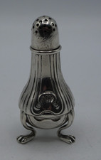 SALERON TRIPODE EN ARGENT MASSIF EPOQUE 19 EME