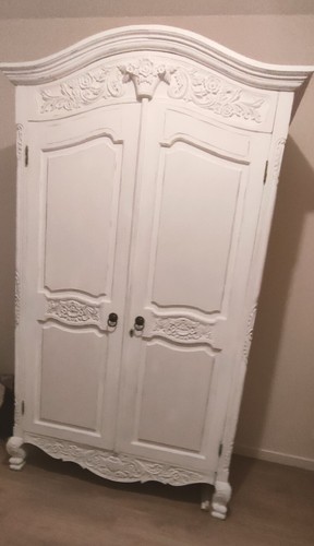 Armoire blanche châteaux - armoire,
