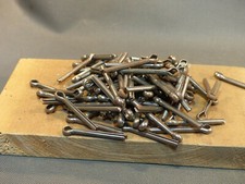 Lot anciennes goupilles fendues mecanindus pour mécanique auto moto 55mm 45 pces