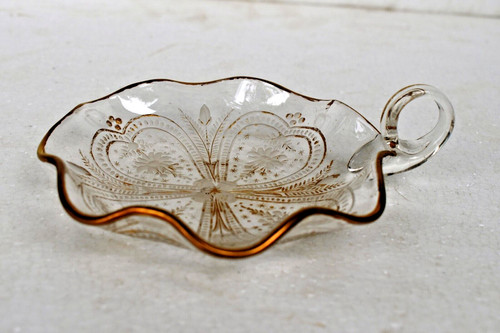 Baccarat ancien plat - plat, de