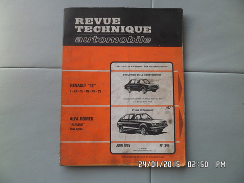 Rta revue technique - rta, alfa