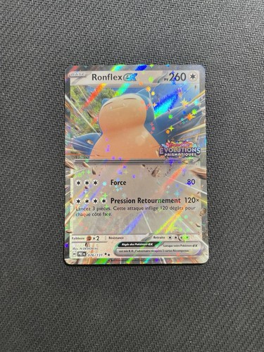 Carte pokémon ronflex - pokémon, ex
