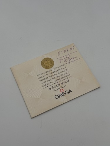 Garantie omega vintage - garantie,