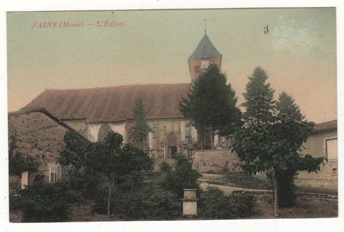 Cpa couleur glacée fains - cpa,