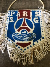 rare Vintage petit fanion PSG * PARIS S.G. *