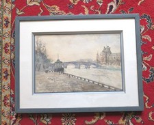 AQUARELLE IMPRESSIONNISTE PONT