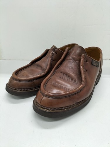 Paraboot michael brown leather - brown,