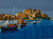 Jean Claude QUILICI : Calvi  - Lithographie originale signée