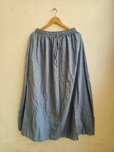 Jupe coton indien gris - en,