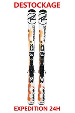 ski occasion enfant ROSSIGNOL "RADICAL" taille: 140 cm = 1 mètre 40 + fixations