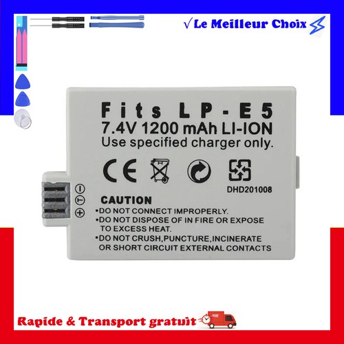Batterie pour canon lpe5 - pour,