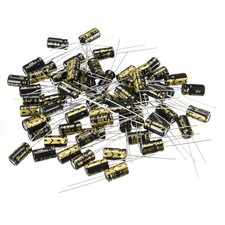 Radial Condensateur électrolytique 6.8uF 160V 105°C Vie 2000H 6.3x11mm Noir 50pc