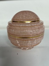 Globes - Boule Abat Jour - Lustre - Suspension Art Déco en Verre de Clichy