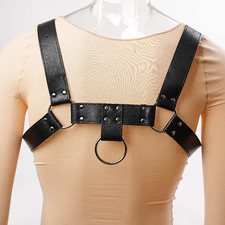 Harnais Poitrine Sangles Couples Ceinture Corps Fétichisme Bondage BDSM Esclave