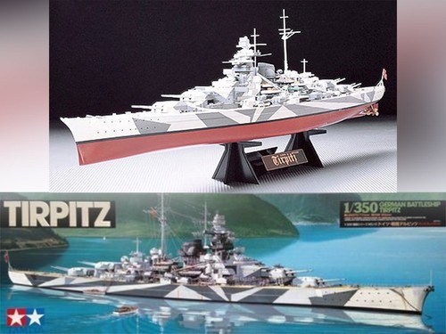 Tamiya cuirassé tirpitz - cuirassé,