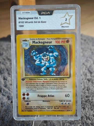 Carte pokémon mackogneur - carte,