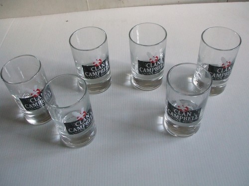 Lot verres whisky clan - 6,