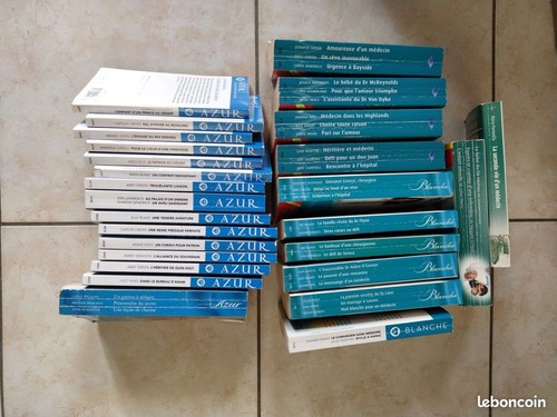 Lot livres harlequin - de,