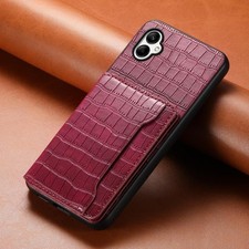 Étui crocodile rouge Samsung