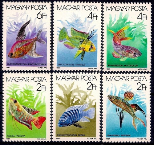 Hongrie 1987 tropical poisson - 1987,