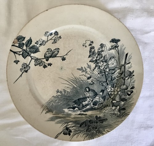 Assiette fauvette bfk boch - "fauvette",