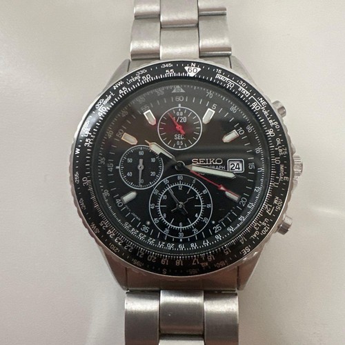 Montre seiko pilot chronograph - seiko,