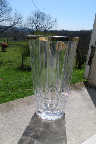 Vase cristal cerclage - cristal, et