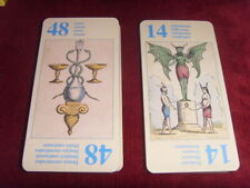 Tarocchi Tarot Etteilla Paris style 1870 jeu de 78 cartes Oracle des dames