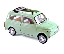 Fiat 500 Giardiniera 1968, Vert Clair, 1:18 NOREV