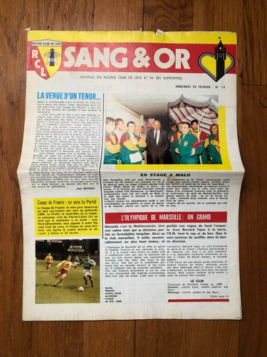 Programme sang - n°14,